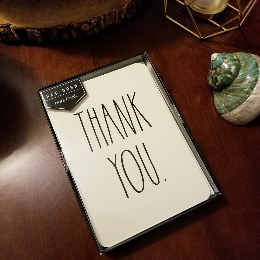 Rae Dunn. Thank You. Cards
